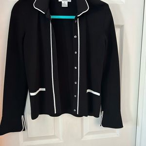 Black and white cardigan